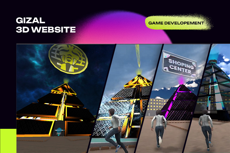 Gizal pyramids 3D website