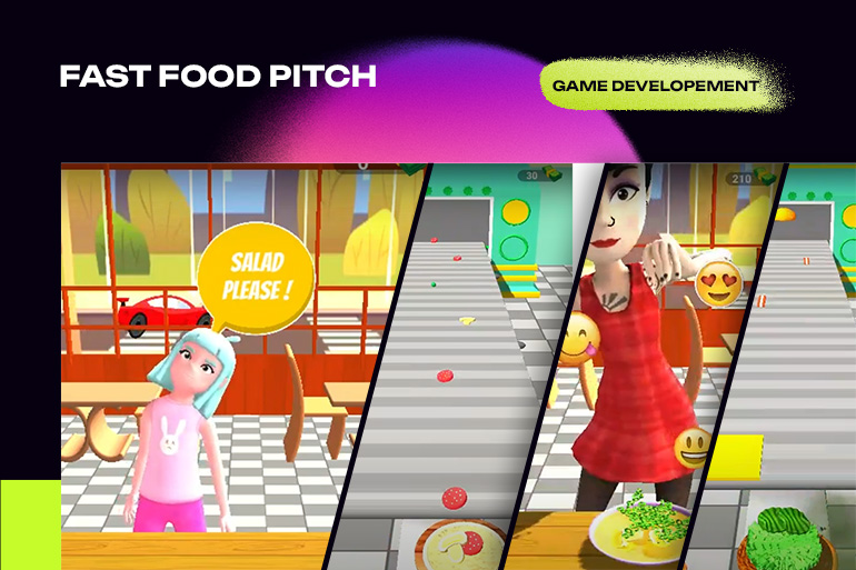 Fast food pitch hyper casual