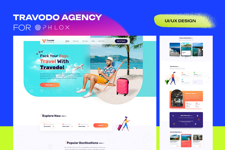 Travel Agency UI Design